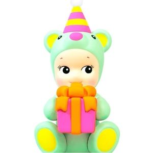 Sonny Angel Happy Birthday present gift green blue bear

-great condition